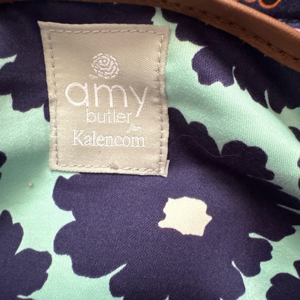Amy Buttler‎ by Kalencom Women’s Duffle Bag Navy Sari Flower 2009 Collection - Picture 8 of 15